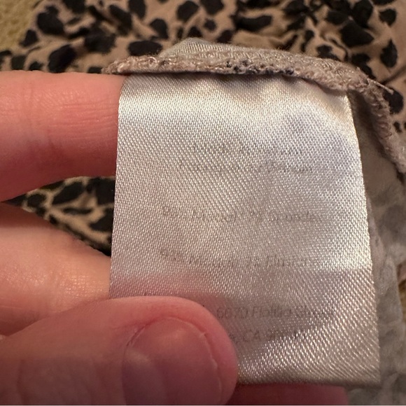 RTR Ingrid &‎ Isabel Leopard Print Tan Black Maternity Ruched Midi Dress Sz M - Picture 8 of 12